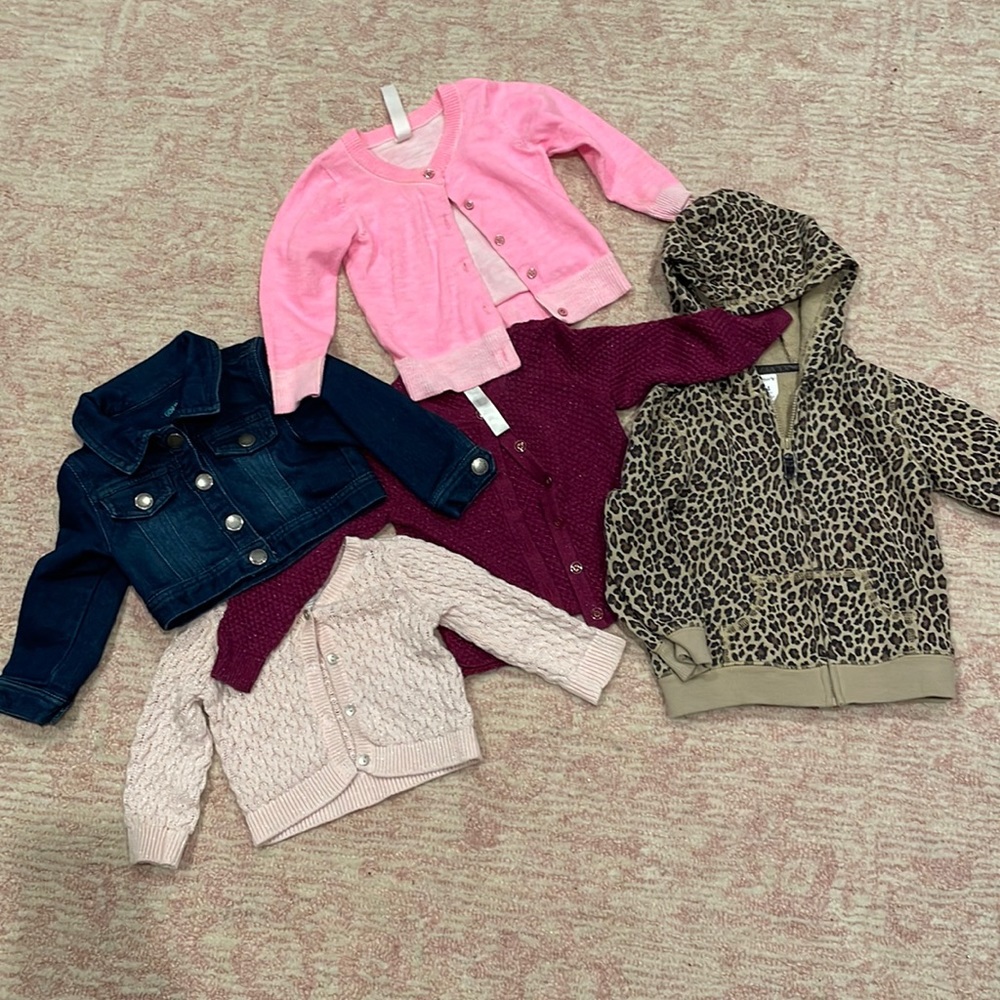 Jackets bundle sizes 9-24 months Carter’s Genuine kids and Cherokee